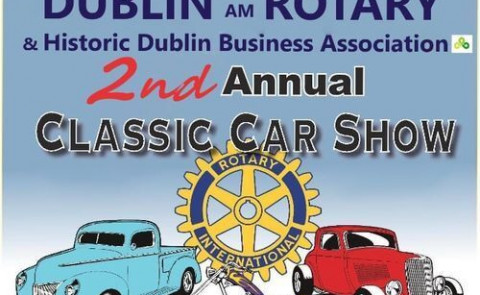 2nd annual dublin am rotary classic car show event
