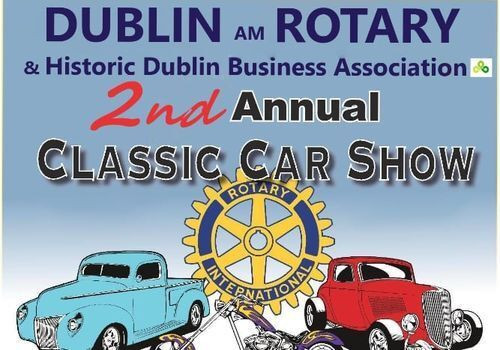 2nd annual dublin am rotary classic car show event